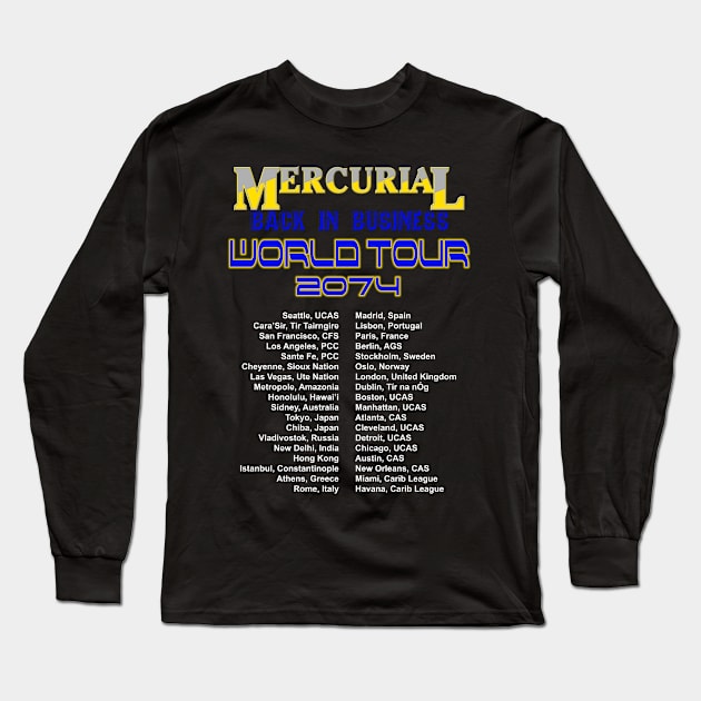 Mercurial World Tour 2074 Long Sleeve T-Shirt by Bulldrek